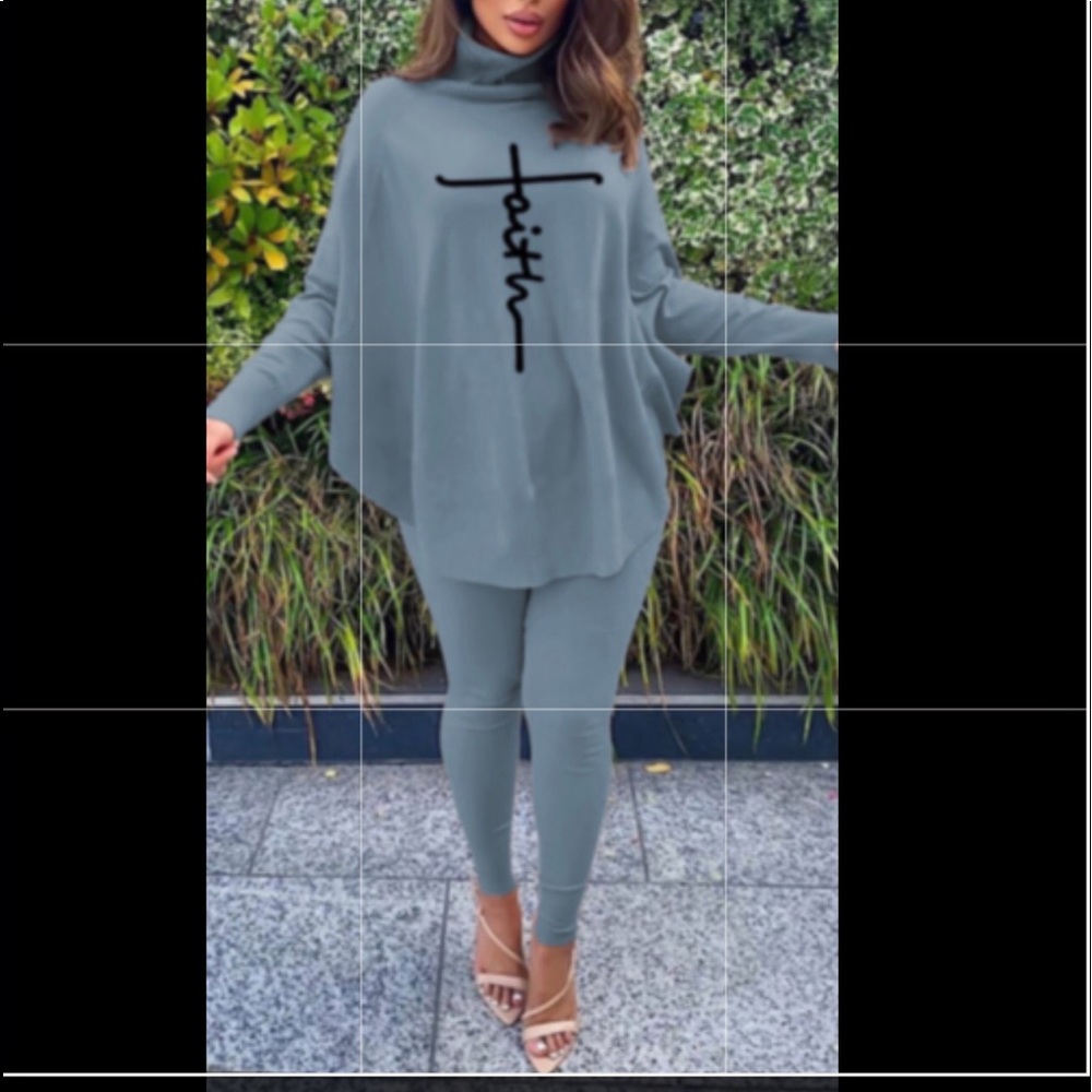 2 piece faith pants set